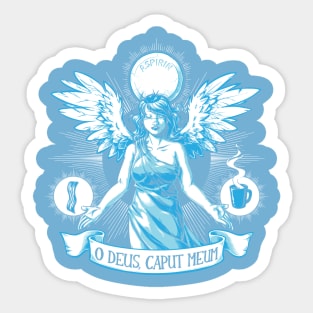 The Angel of Hangovers Sticker